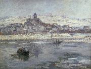 Claude Monet Vetheuil in winter oil painting picture wholesale